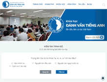 Tablet Screenshot of danhvantienganh.com